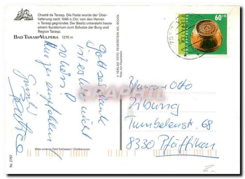 Modern Postcard Bad Tarasp Vulpera Chaste Tarasp