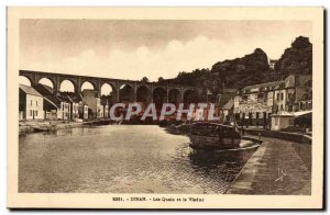 Old Postcard Dinan and Boat Quays Viaduct