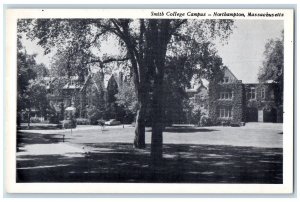 c1950's Smith College Campus Northampton Massachusetts MA Vintage Postcard