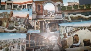 Postcard Pompei 16-card set