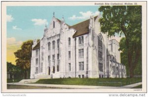 Illinois Moline Scottish Rite Temple Curteich