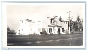 c1940's Cook's Spanish Inn Tacoma Seattle Washington WA RPPC Photo Postcard 