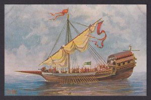 Vinatge postcard GERMANY Marine-Galerie Nr.130 - Turkish galley