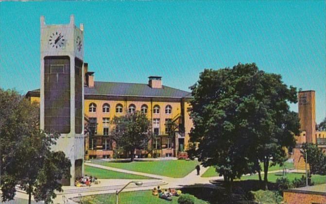 Massachusetts Salem Clock Tower On The Mall State College At Salem