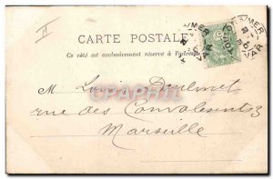 Old Postcard Boat War Sailors cleaning their ship