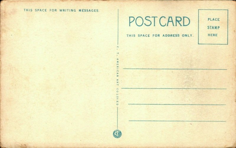 Postcard Keene New Hampshire NH Dormitory Normal School White Border 