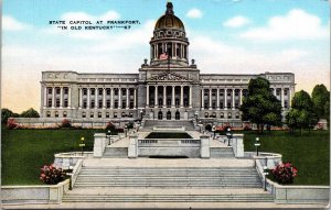 State Capitol Building Streetview Frankfort Kentucky Government DB Postcard 