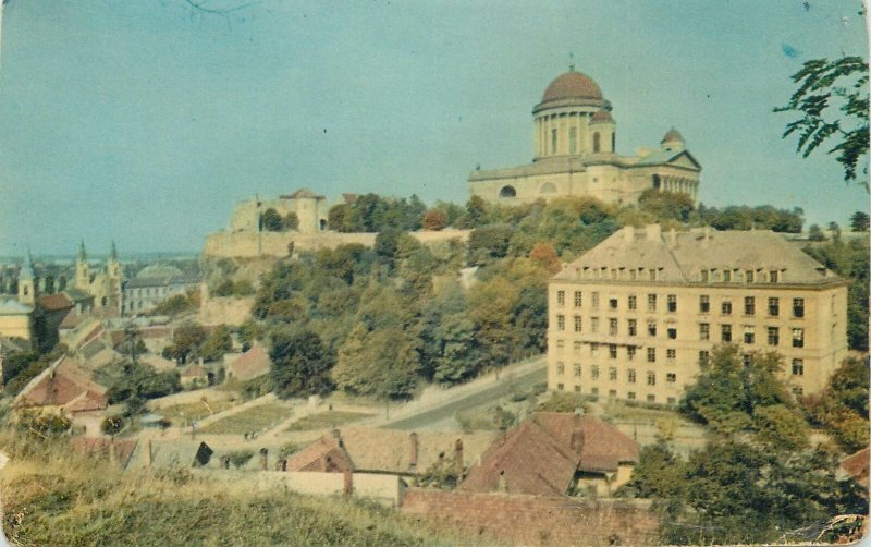 Postcard Hungary Esztergom general view