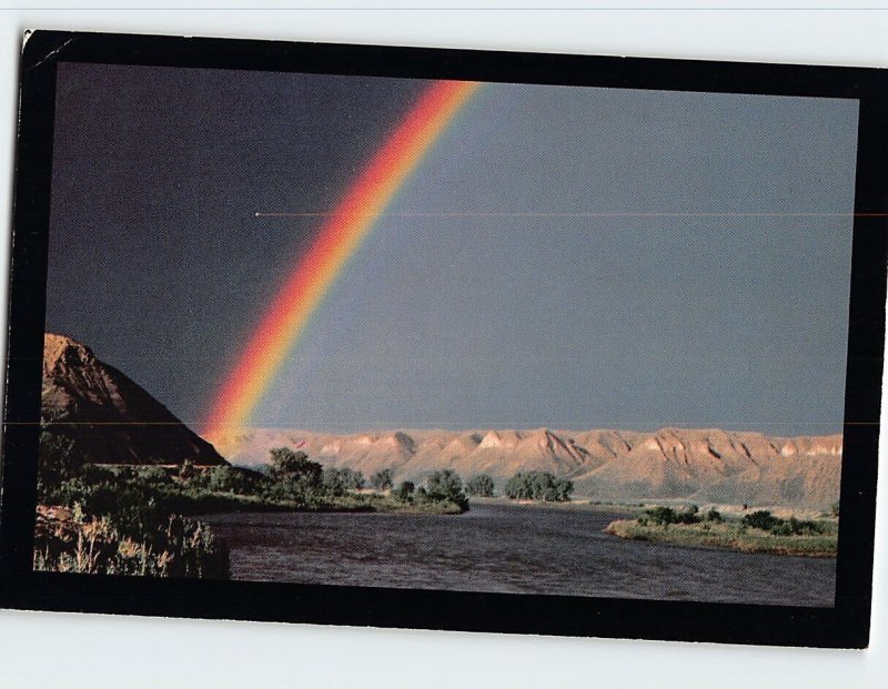 Postcard Rainbow Over The Missouri Breaks, Montana