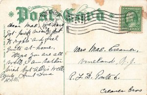 ORANGE NEW YORK~ORANGE HIGH SCHOOL~1910 TEMME POSTCARD