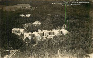 Postcard RPPC New York Airplane State Hospital Incipient Tuberculosis NY24-563