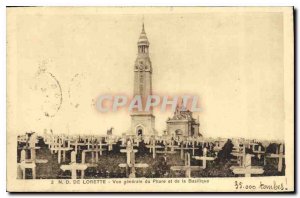 Postcard Old Lady of Loreto General view of the Lighthouse and the Basilica
