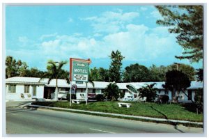 c1960's Bel Air Motel Roadside Sarasota Florida FL Unposted Vintage Postcard