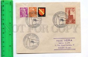 420522 FRANCE 1952 year 25th congress Strasbourg helicopter COVER