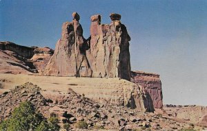 The Three Gossips Rock Formation Arches National Monument Utah