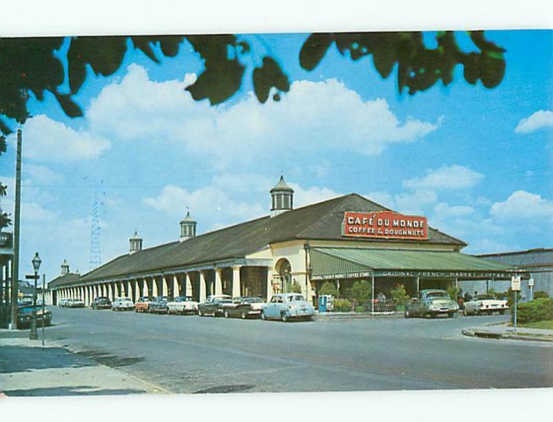 Vintage Post Card Restaurant Cafe Du Monde French Market Coffee
