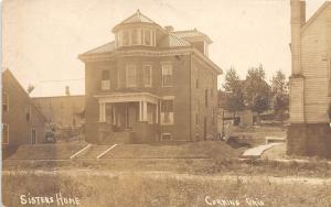 E41/ Corning Ohio Real Photo RPPC Postcard c1910 Sisters Home