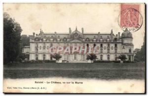 Noisiel Old Postcard The castle seen on the Marne