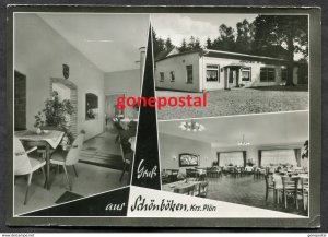 dc3066 - Germany 1960s Gruss aus Schönböken bei Plön Multi View Real Photo PC