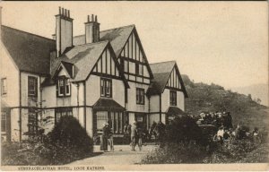 PC UNITED KINGDOM, STRONACHLACHAR HOTEL, LOCH KATRINE, Vintage Postcard (b32065)