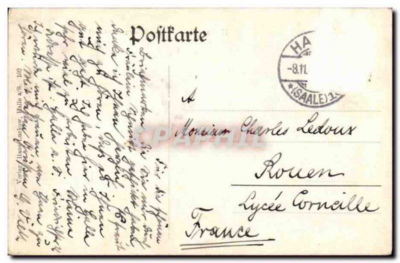 Old Postcard Halle S Moritzburg