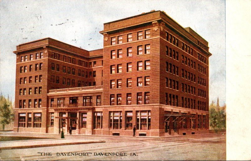 Iowa Davenport The Davenport Hotel 1908