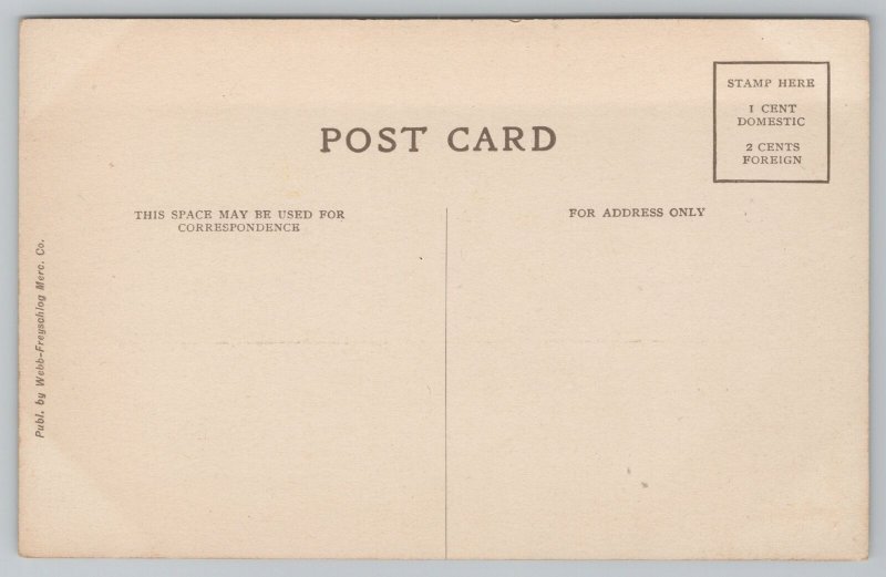 Lawrence KansasFrazier Hall KU Front ViewVintage Postcard