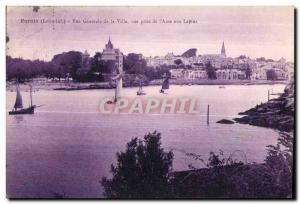 Old Postcard Pornic (Loire-Inf) Vue Generale City shooting I Anse aux Rabbits