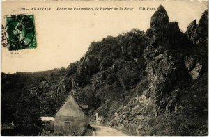 CPA AVALLON - Route de Pontaubert (108576)