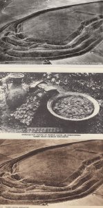 Dorchester Hoard Of Roman Old Coins 3x Postcard s