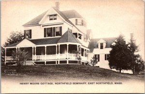 Henry Moore Cottage, Northfield Seminary MA Undivided Back Vintage Postcard Q61