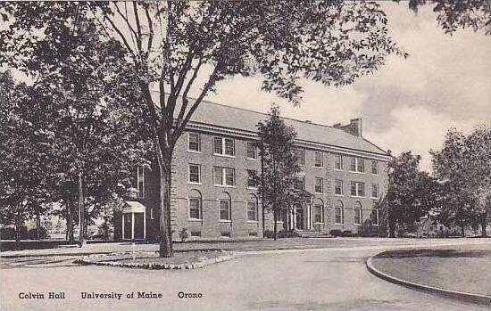 Maine Orono  Colvin Hall University Of Maine Albertype