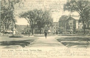 Taunton Massachusetts Green 1906 Postcard Rotograph #A-21941 21-12256