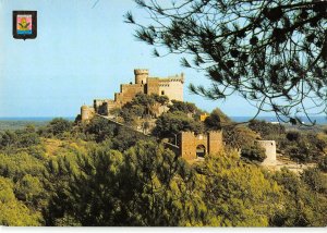 B109684 Spain Castelldefels The Castle, Chateau Panorama