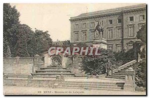 Old Postcard Metz Lafayette airport