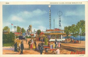 Chicago World's Fair Enchanted Island CT Art Colortone 36A9 Postcard