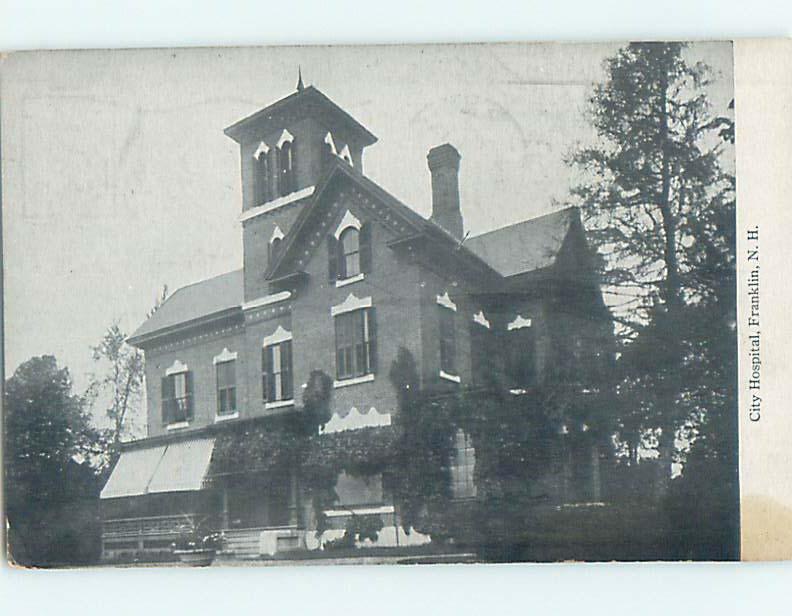 Divided Back HOSPITAL SCENE Franklin New Hampshire NH hs0835