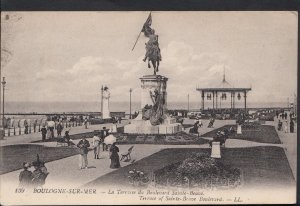 France Postcard - Boulogne-Sur-Mer - La Terrasse Du Boulevard Sainte-Beuve A8692