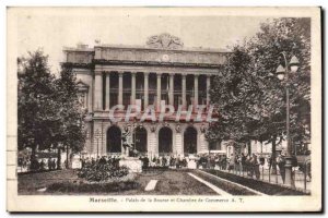 Old Postcard Marseille Stock Exchange Palace and Chamber of Commerce