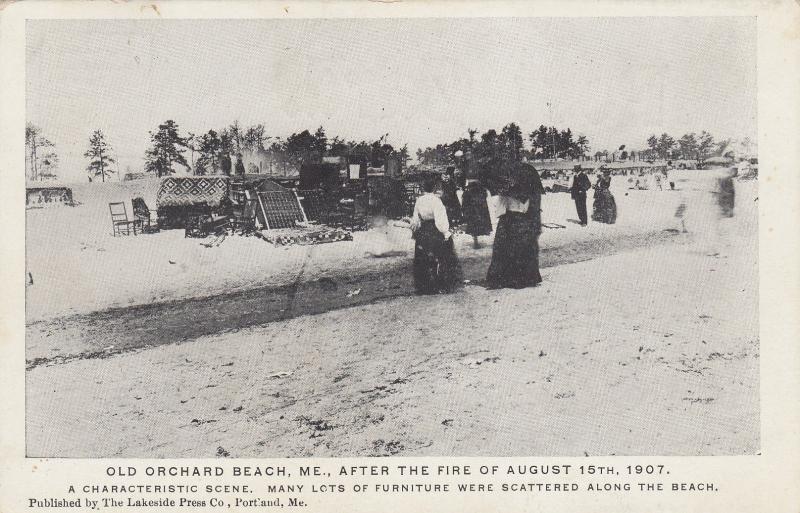 OLD ORCHARD , Maine, 1907 ; Fire ; View #10
