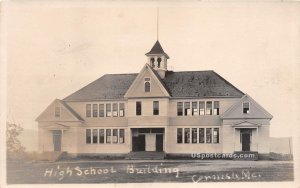 High School Building - Cornish, Maine ME Postcard