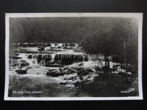 Yorkshire Dales Aysgarth Upper Falls Wensleydale 1956 RP Postcard by Scott KK758