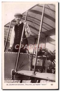 Old Postcard Jet Aviation on Paulhan Voisin biplane