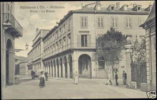 france, MULHAUSE Alsace, Börse, Stock Exchange (1913)