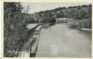 Oxfordshire Postcard - The Thames at Goring from The Bridge  ZZ1105