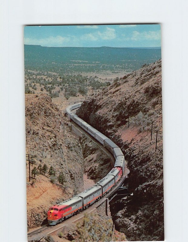 Postcard Gliding Through Apache Canyon, New Mexico