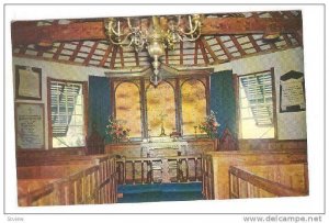 Interior, St. Peter's Church, St. George's, Bermuda, PU-1970