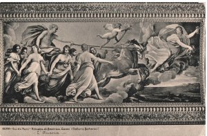 VINTAGE POSTCARD ART BY GUIDO RENI ROME ITALY MAILED IN 1909 CLEARANCE MID-CARD