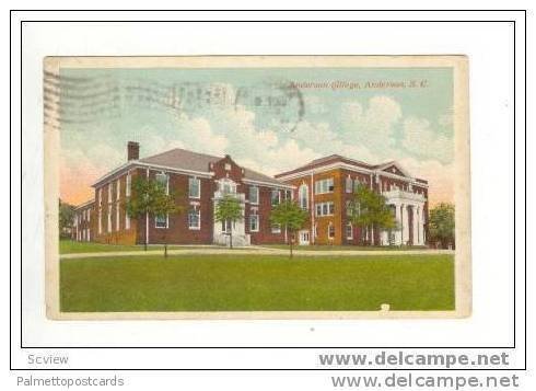 Anderson College, Anderson, South Carolina, PU 1913