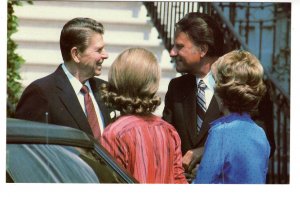 President Reagan, Billy Graham, White House, Washington, 1981